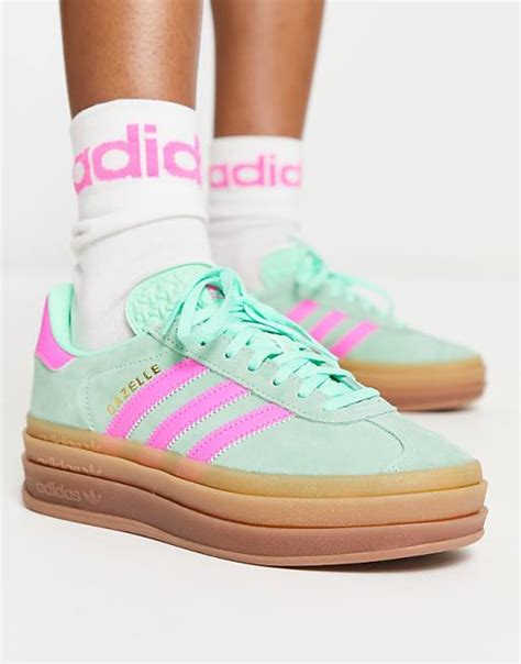 adidas schoenen mintgroen met witte strepen|adidas Originals.